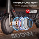 500w Commuter Electric Scooter For Adult 19mph 20 Mile Range 8 5  Solid Tires