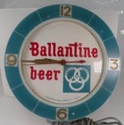 Vintage Ballantine Beer Lighted Sign Clock Advertising Products  Inc  Cincinnati