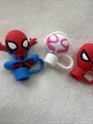 5 Spider Man Spidey And Friends Straw Topper Covers New
