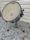 Vintage Ludwig Metal 14  Snare Drum And Stand-