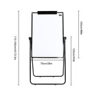Magnetic Double-sided Whiteboard 40x28       Stand White Board Adjustable Height