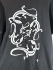 Vintage White Lizard Mobtown T Shirt Men   s Xlarge Black Single Stitch Rare