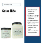 Dixie Belle Gator Hide   Blue Sponge Clear Top Coat Sealer 8  16  32 Oz Sizes