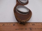 Vintage Brown Leather Goggles Aviator Driving Motorcycle Steam Punk Glasses