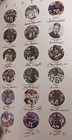 Minnesota Vikings Fifty 50 Greatest Vikings 1961 - 2010 Poster 24  X 16  Signed