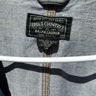 Vintage Polo Country Ralph Lauren Usa Denim Jacket Corduroy Collar M