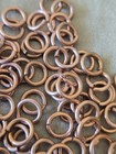 Copper Metal Jump Rings  Open  Awg 14  10mm  I d  7 5mm