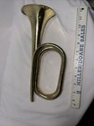 Short Brass Bugle Vintage No Mouthpiece 