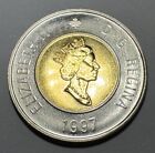 1997 Canadian Proof Like  2 Toonie 28mm Coin From Rcm Set  Very Nice   Unc