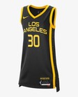 New Nike Los Angeles Sparks Rebel Edition Basketball Jersey Wnba Sm Black-yellow