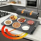 Food Warming Mat - Fast   Full Surface Heating Silicone Heat Pad - 9 Adjust Temp