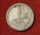Guatemala 10 Centavos 1952 Silver Coin Km 256 1 307k Mintage T10382