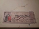 Sling s      Original 1899 Belfast National Bank Belfast Maine Cancelled Check