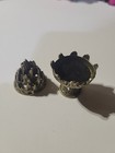 2 4 collect Chinese Pure Brass Banana Furnace Boshan Censer Small Incense Burner