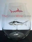 The Original Shark Stemless Wine Glass    Crystal