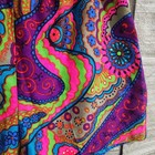 Vtg 70s Mod Womens Junior Shorts Sz 11 Paisley Floral Flower Power Child
