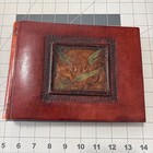 Cherub Musician Embossed Leather Photo Album Scrapbook Made In Italy 6x9