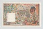 Laos 100 Kip 1957  P-6a  Large Banknote  Original Au  Popular Type   N9