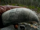 Scrimshaw  Whale Tooth Resin  Reproduction The  comet 