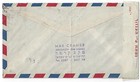 Israel 1949 Jerusalem Censored Air Mail Cover With Special Cancel For The Arriva