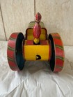 Antique Tin Litho Wind Up Toy Marx American Tractor W video