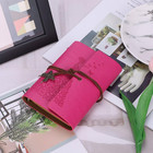 Butterfly Vintage Leather Journal Notebook Refillable Diary Sketchbook Spiral Bo