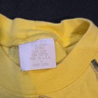 Vtg 90s Rebel Kids Yellow Dress Size 6 All Over Print Makeup Cosmetics Made Usa
