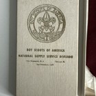 Vintage Official Boy Scout Necktie  831 Maroon In The Box