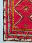 Antique Rug  Hand Woven Carpet  Wool  Collectible Piece  Rare Find