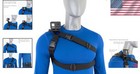 Enhanced Stability Shoulder Mount For Action Cameras - Compatible With Gopro