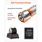 Uimoso Rock Tumbler Kit With 4 Lbs Barrel And Adjustable 4-speed Options
