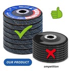 High Density 20 Pack 4 5 x7 8  Zirconia Flap Disc Grinding Wheel Free Shipping