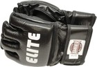 Amber Fight Gear Elite Mma Cage Gloves Real Leather Grappling Martial Arts large