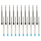 10pcs Ink Pen Point Refill Ballpoint 1mm Medium Tips For Parker Pen With Spring