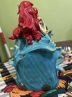 Disney The Little Mermaid Ariel Figurine W  Flounder Sebastian Scuttle 8 