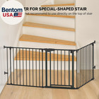 120 Inches Wide Configurable Baby Gate  Fireplace Safety Fence guard  Adjustable