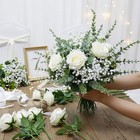 120 Pcs 4 Kinds Mixed Eucalyptus Greenery Stems  Baby Breath Flowers Artifici   