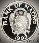 1993 Nauru Rep  10 Dollar  925 Silver  Wildlife Series  10 000 Only   9400 Asw 