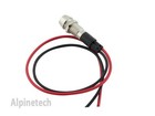 Pl8-r Ati 8mm Red 12v  Led Metal Indicator Pilot Dash Light Lamp Wire Leads 