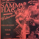 Sammy Hagar Poster 2003 Waboritas Concert Morris Center South Bend In 11  X 17 