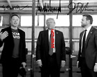 Donald Trump Elon Musk Jd Vance Auto 8x10 Photo Signed Reprint Autographed