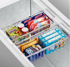 Freezer Baskets For Chest Freezer  Expandable Deep Freezer Organizer Bins Wir