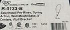 T s B-0133-b Pre Rinse Scrap Faucet Sprayer Wall Mount 8    Centers Spring Action