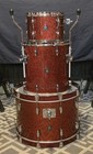 Rare Gretsch Renown Drums Sweetwater Exclusive Red burnt Orange Sparkle 22 12 16