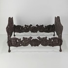 Vintage Victorian Style Cast Iron Reproduction Doll   Pet Bed Frame Made In Mex 