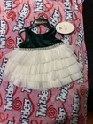 American Princess Baby Girl   s Velvet Tiered Mesh Party Dress Size 3 Months Nwt