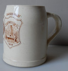 Vtg Pabst Beer 1847- 1897 50 Year Comm Beer Mug W  Brigham Young   Utah Pioneers