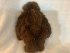 Chester Real Mink Stuffed Brown Teddy Bear Fully Jointed Handmade 92    Glass Eyes