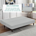 Waterproof Futon Cover For Armless Sofa Bed Mattress couch Cover Protector Gray