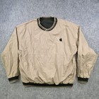 Vintage Apple Logo Weatherproof Jacket Mens Xl Beige Green Reversible Computer